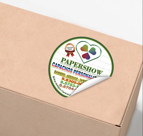 Adesivos corte redondo 20cm x 20cm